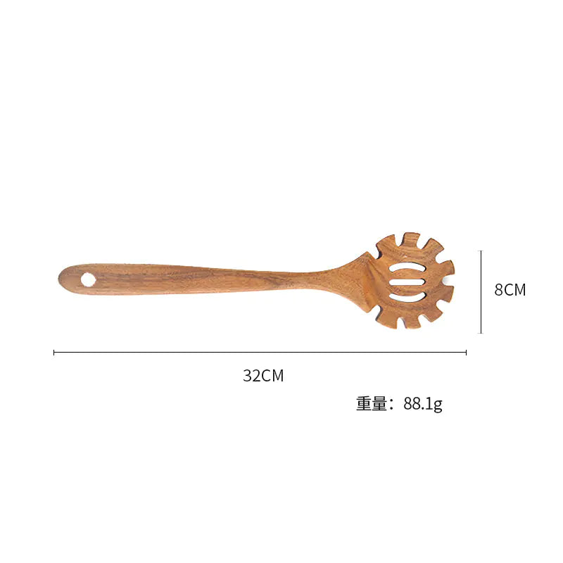 Wholesale 7-Piece Teak Kitchen Utensil Set