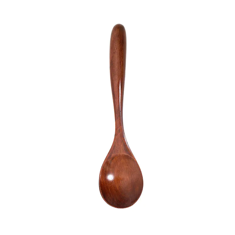 Japanese Wooden Mixing Spoon Set for Honey and Coffee